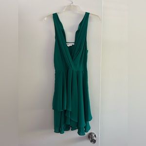 BCBG green knee length dress